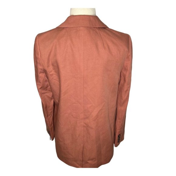 Madewell $178 The Larsen Blazer in Drapeweave Dried Rose Size XXS NJ732 - Picture 5 of 7